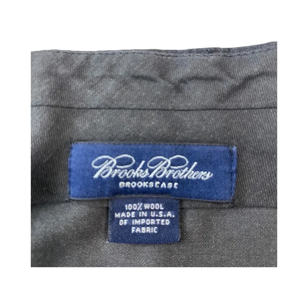 Brooks Brothers‎ Brookscase Gray Wool Dress Pants Men's Business Casual Career